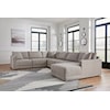 Ashley Furniture Benchcraft Katany 6-Piece Sectional with Chaise