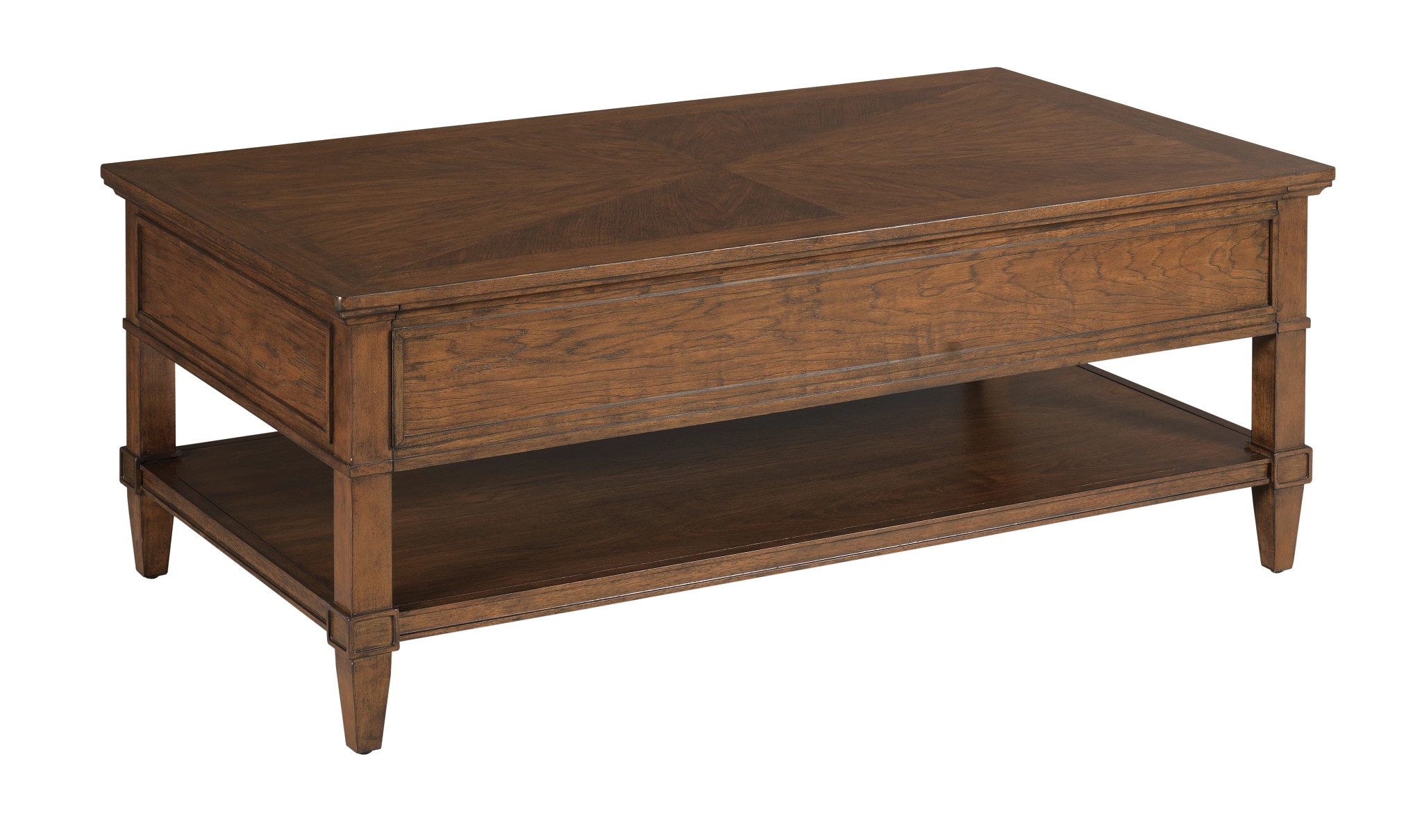 2-Drawer Coffee Table with Casters