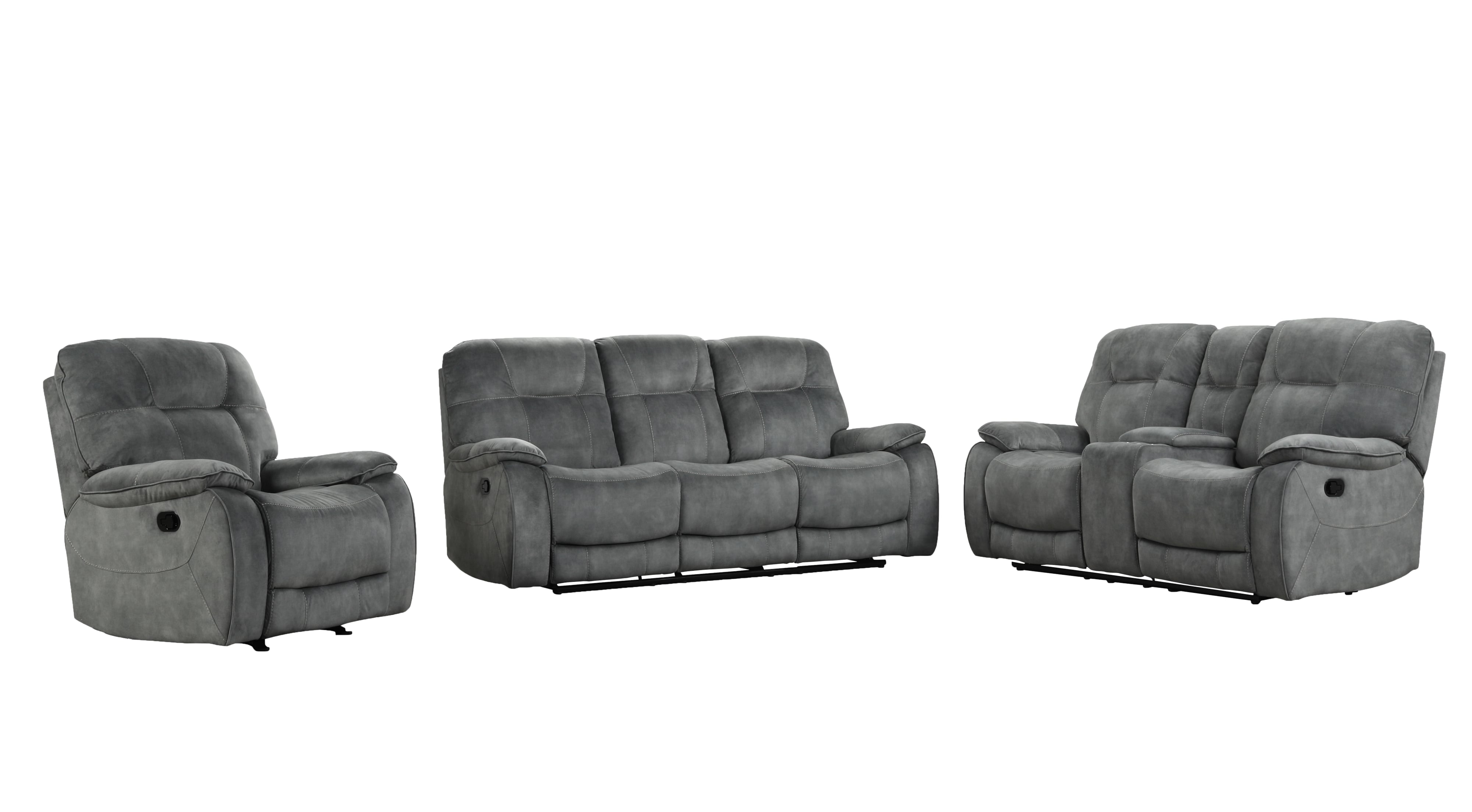 Parker Living Cooper 3-Piece Manual Reclining Living Room Set