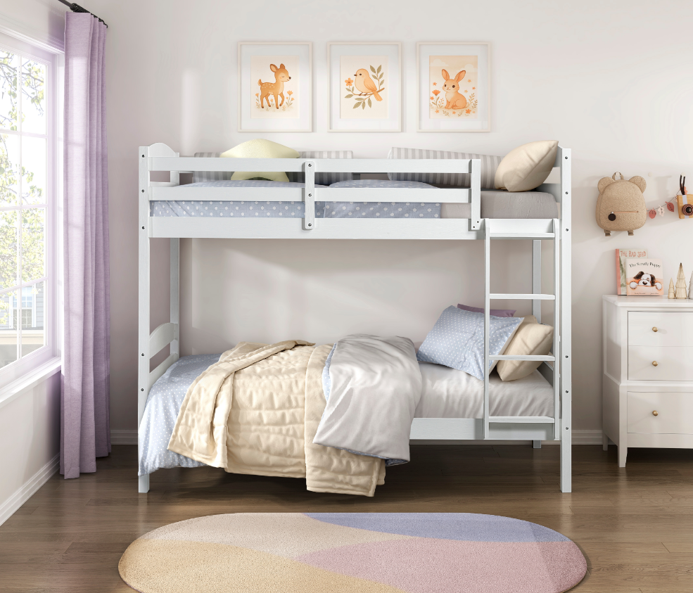 Homelegance Lani Twin over Twin Bunk Bed