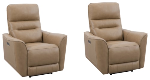 Casual Zero Gravity Power Recliner with Power Headrest (Set of 2)