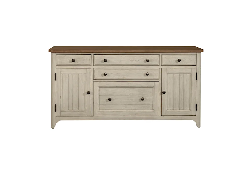 Farmhouse Reimagined Door Credenza by Liberty Furniture at Suburban Furniture