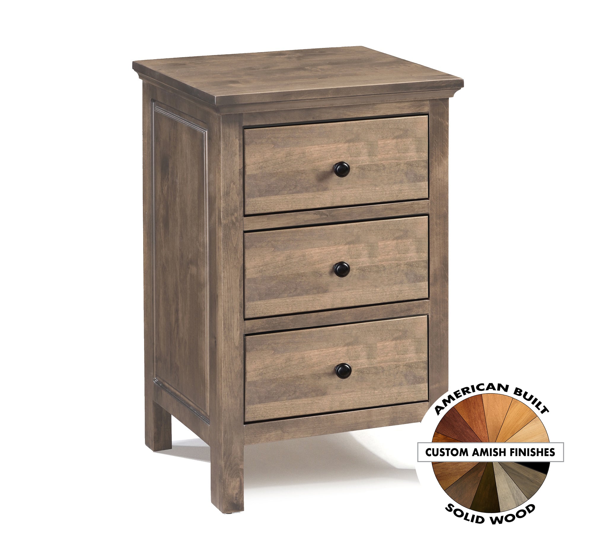 3-Drawer Nightstand