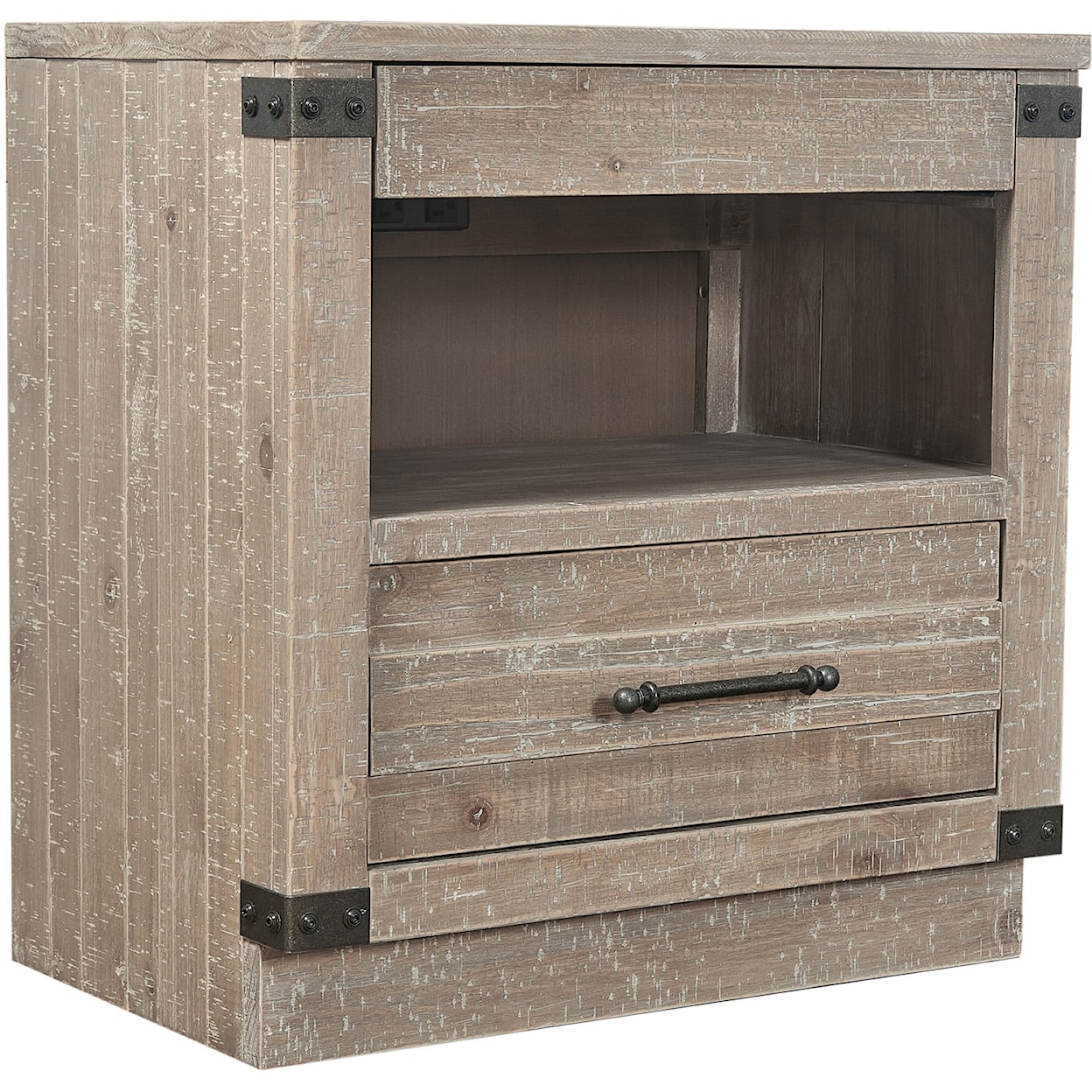 Aspenhome Foundry 2-Drawer Nightstand