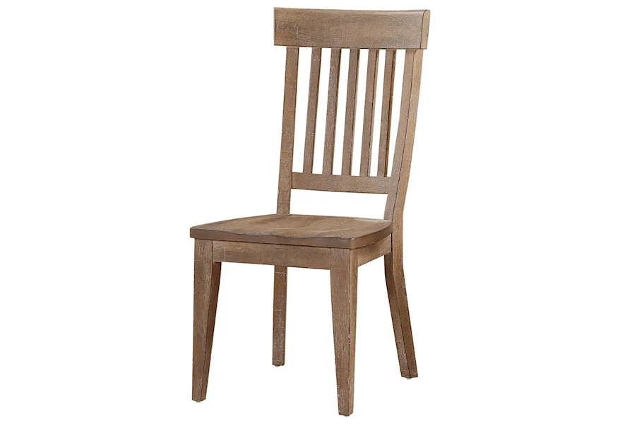 Augusta Slat Back Side Chair by Winners Only at Crowley Furniture & Mattress