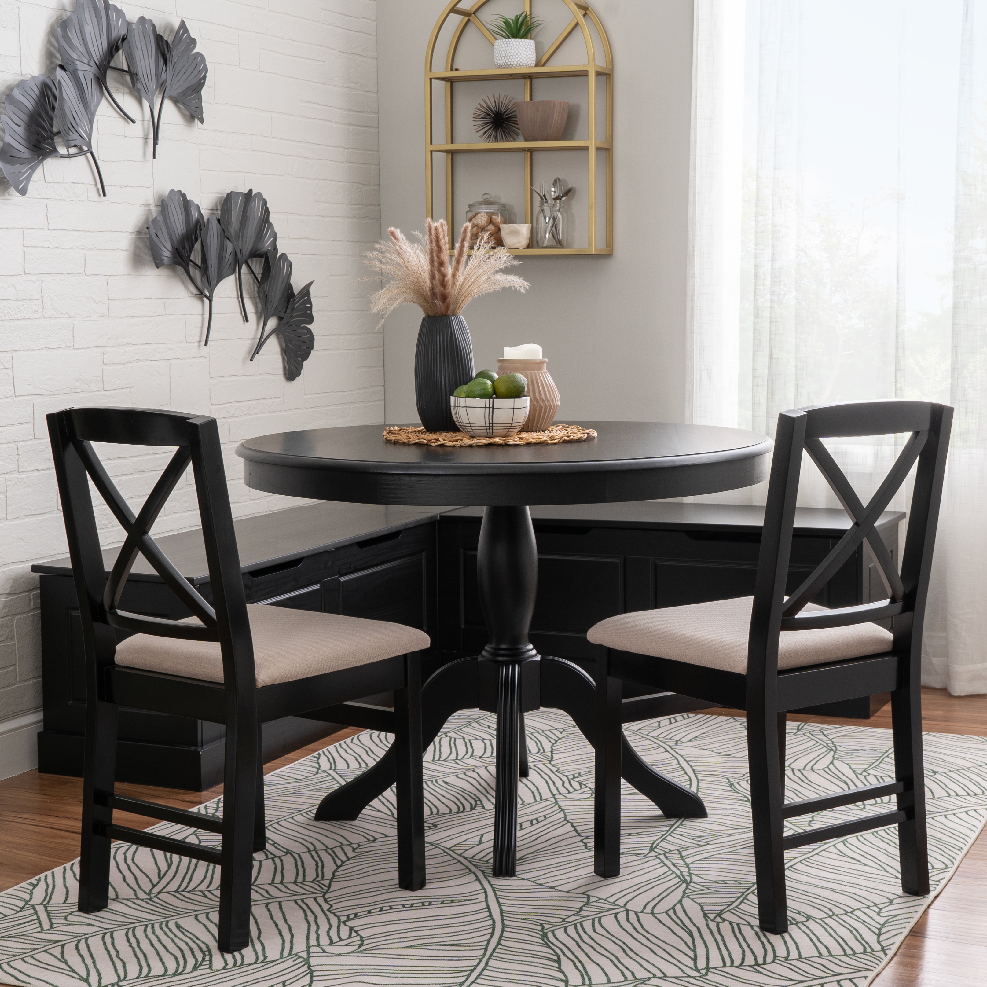 4-Piece Backless Nook Dining Set