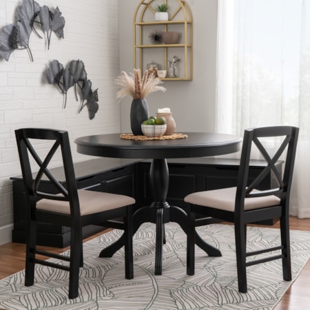 4-Piece Backless Nook Dining Set