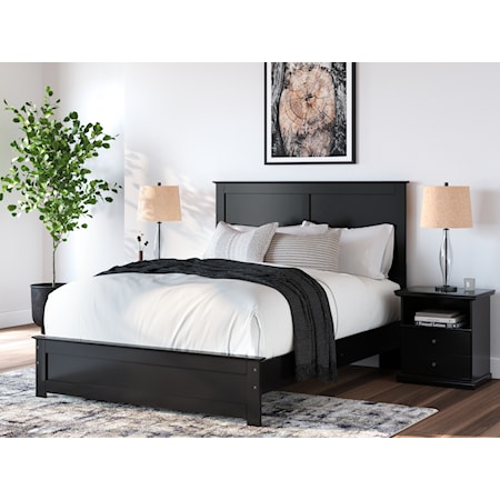 Queen Panel Bed