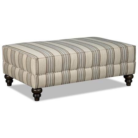 Custom Large Rectangular Cocktail Ottoman