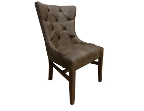 Traditional Upholstered Chair with Tufting