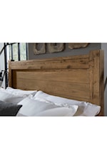 Vaughan Bassett Dovetail Bedroom Rustic King Board and Batten Bed with Low Profile Footboard