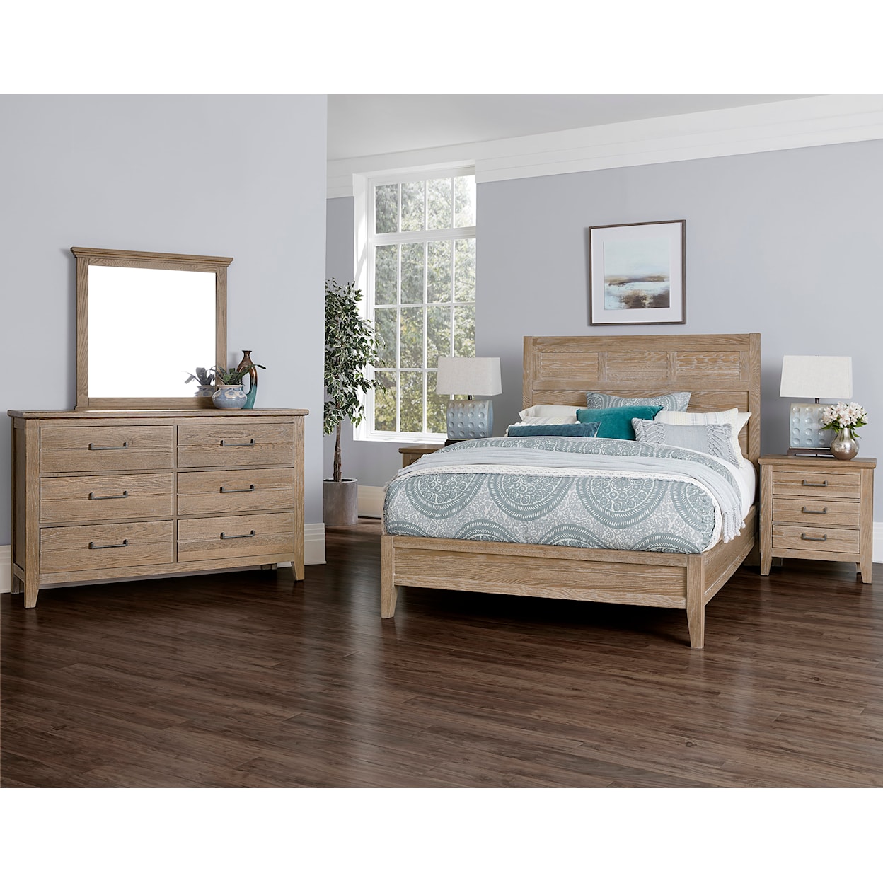 Laurel Mercantile Co. Passageways Queen Low Profile Bed