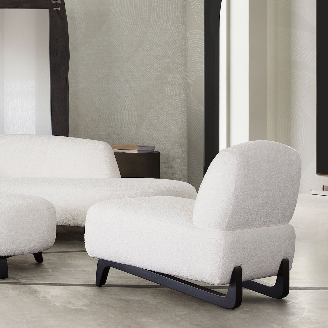 Diamond Sofa Furniture Vesper Armless Chair