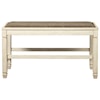 Signature Bolanburg Double Counter Upholstered Bench