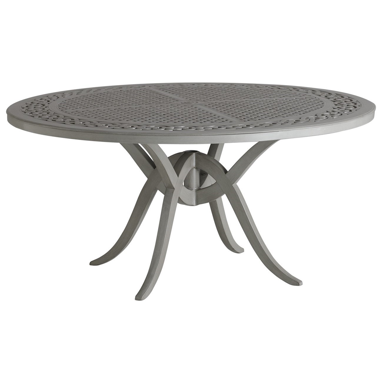 5-Piece Outdoor Dining Set w/ Round Table