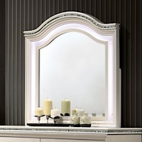 Contemporary Glam Mirror with Led Light