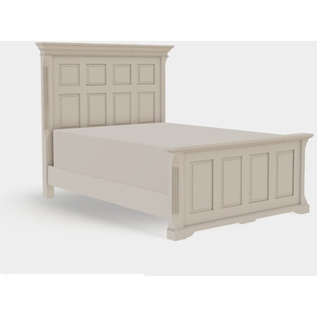 Full Panel Bed High Footboard