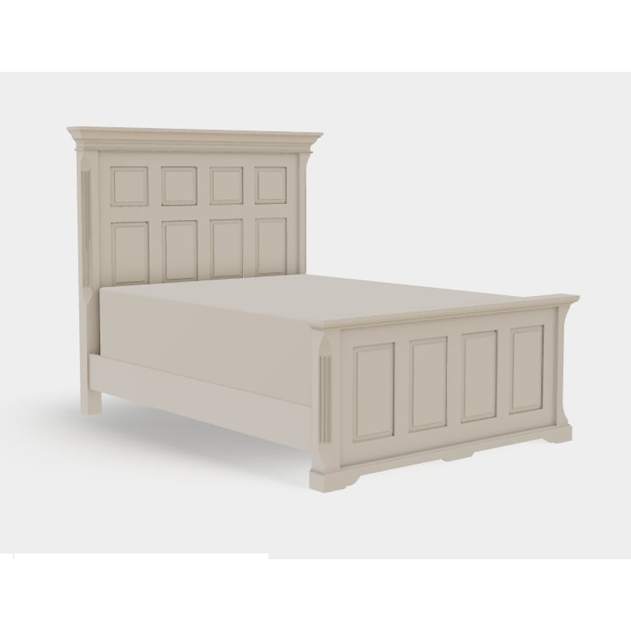 Mavin Longmeadow Queen Panel Bed High Footboard