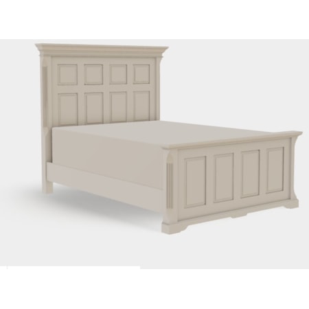 Full Panel Bed High Footboard