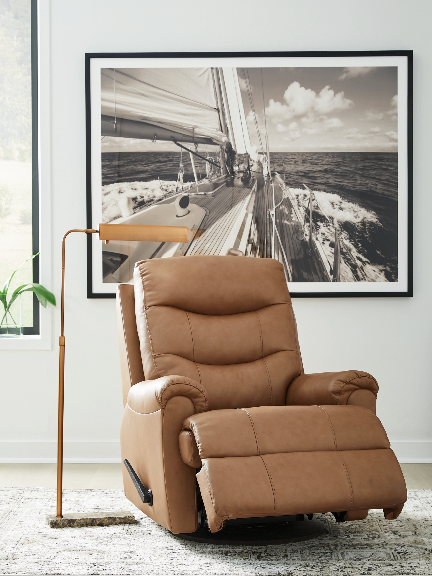 Signature Design by Ashley Flynwood Swivel Glider Recliner