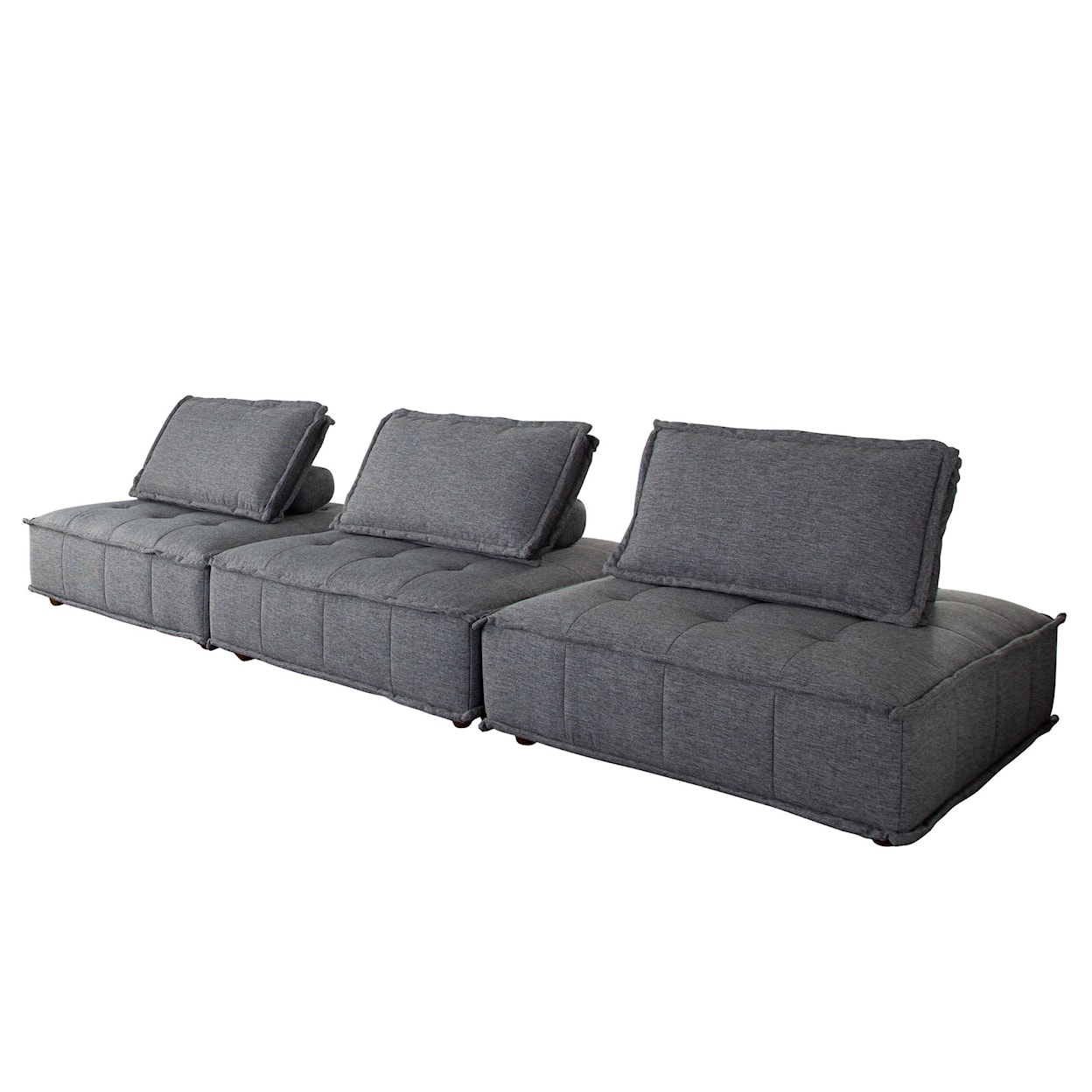 Diamond Sofa Furniture Platform 3-Piece Square Modular Lounger