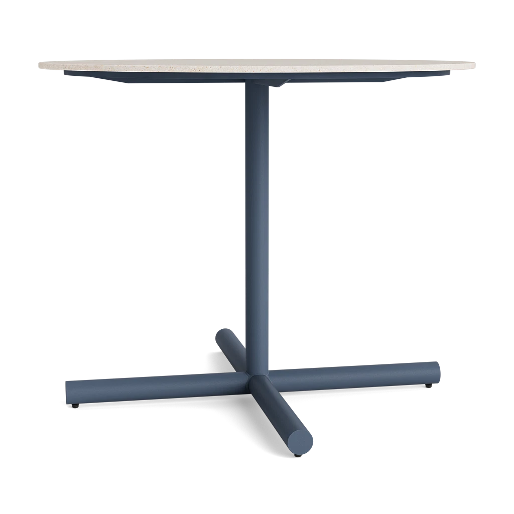 36" Round Stone-Top Dining Table