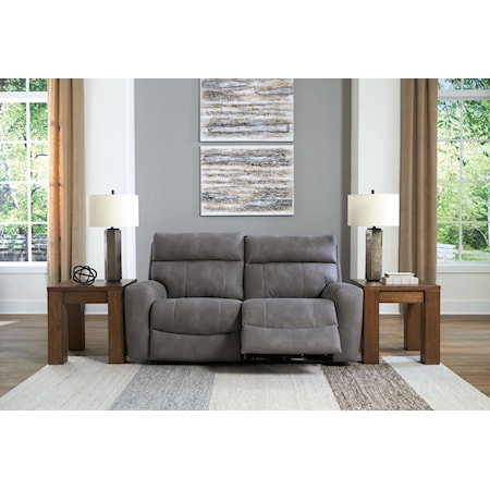 2-Piece Power Reclining Sectional Loveseat