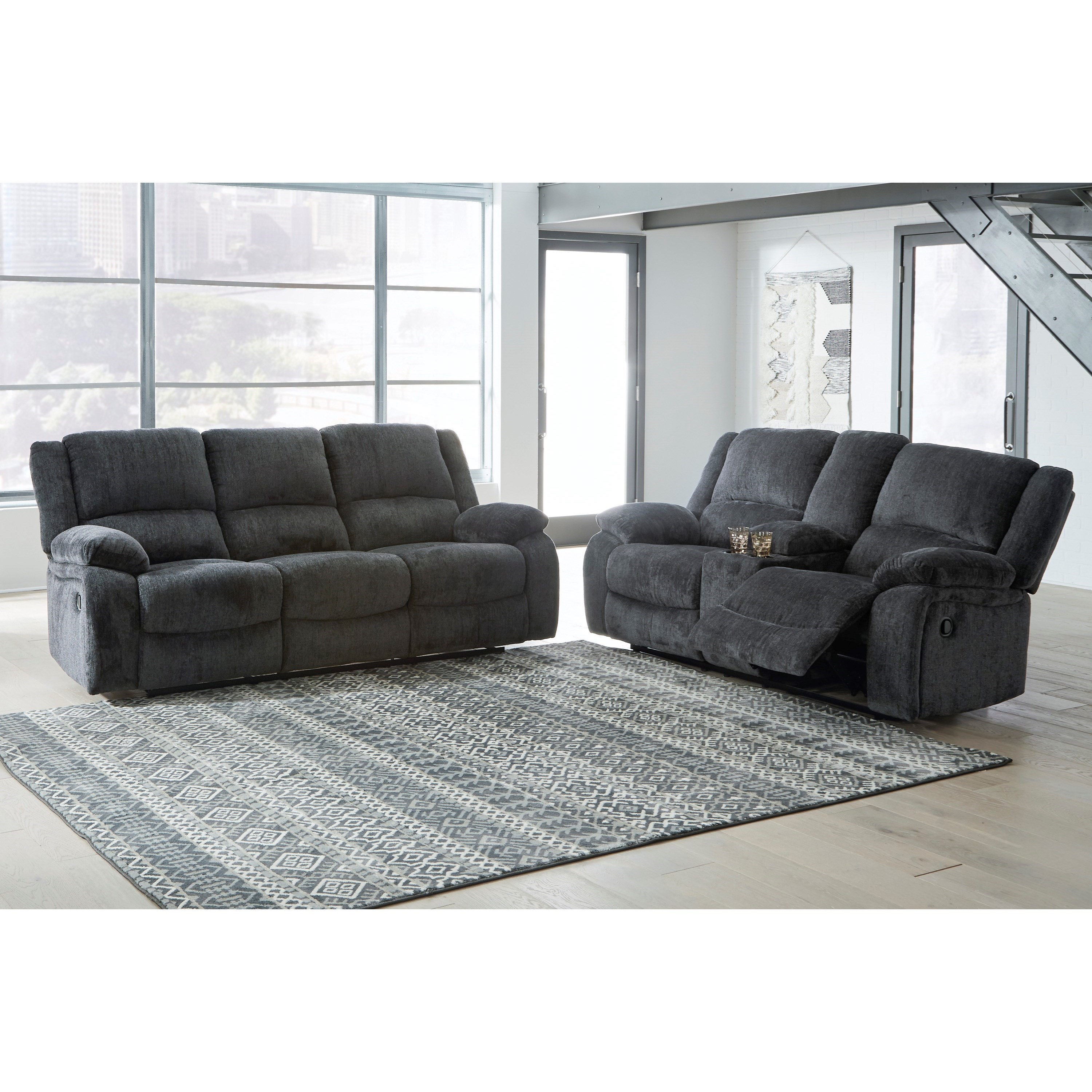 Ashley furniture 2024 draycoll reclining sofa