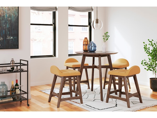 5-Piece Counter Height Dining Set