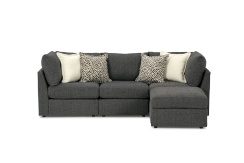 Casual 4-Piece Modular Sofa