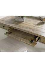 Riverside Furniture Mix and Match Rustic Sideboard with Adjustable Shelving