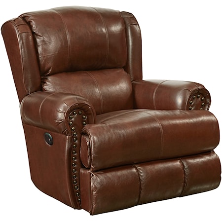 Traditional Power Deluxe Lay Flat Recliner