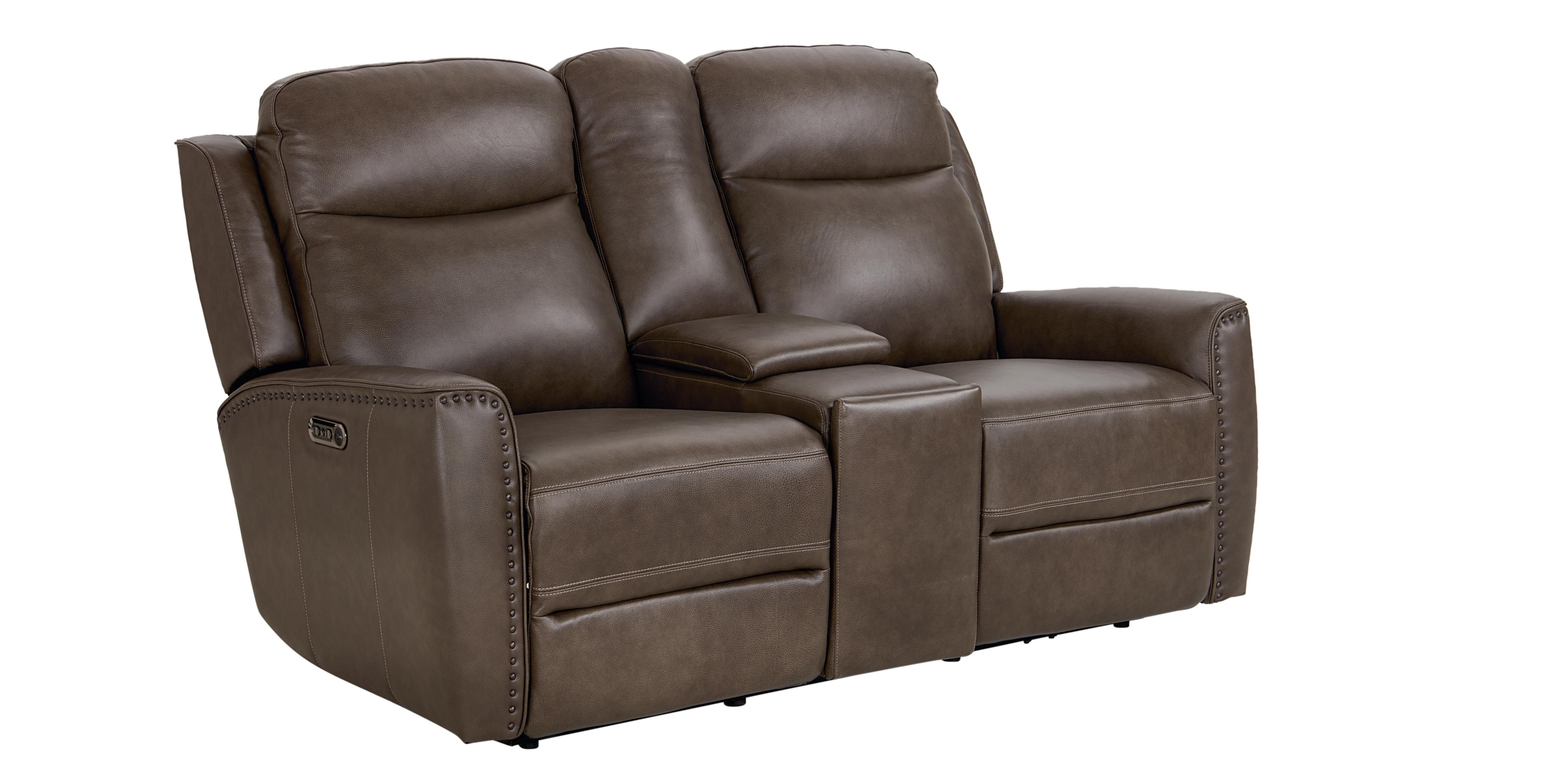 Bassett Club Level - Douglas Reclining Loveseat With Console