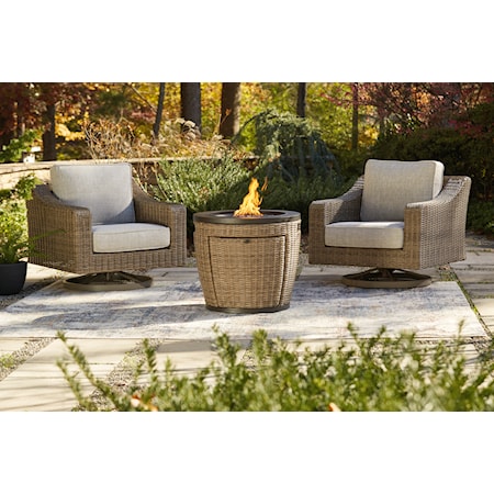 3-Piece Fire Pit Set