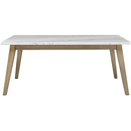 White Marble Top Dining Table