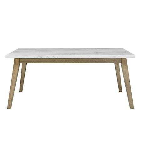 White Marble Top Dining Table