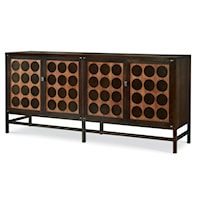 Contemporary 4-Door Credenza