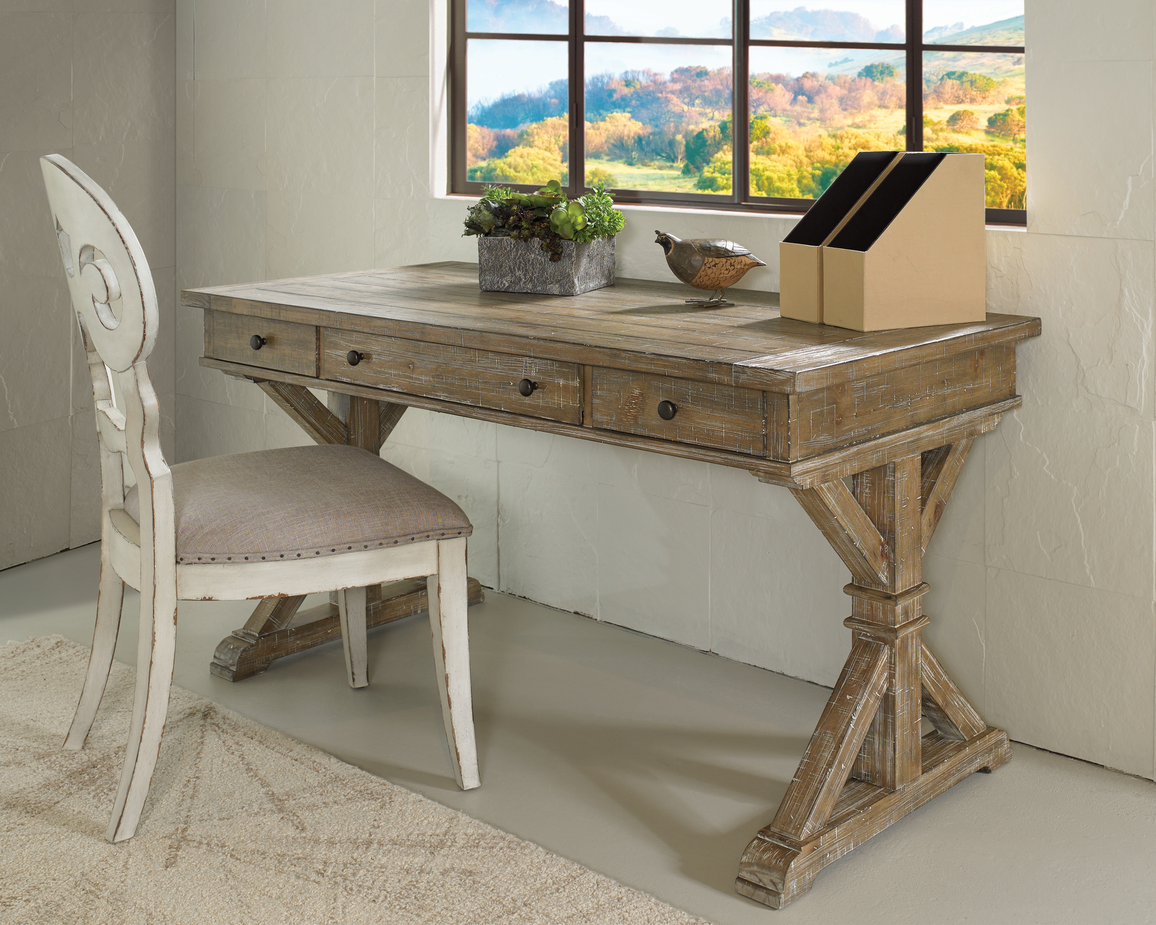 Riverside Furniture Mix-N-Match Chairs Scroll Back Upholstered Side Chair