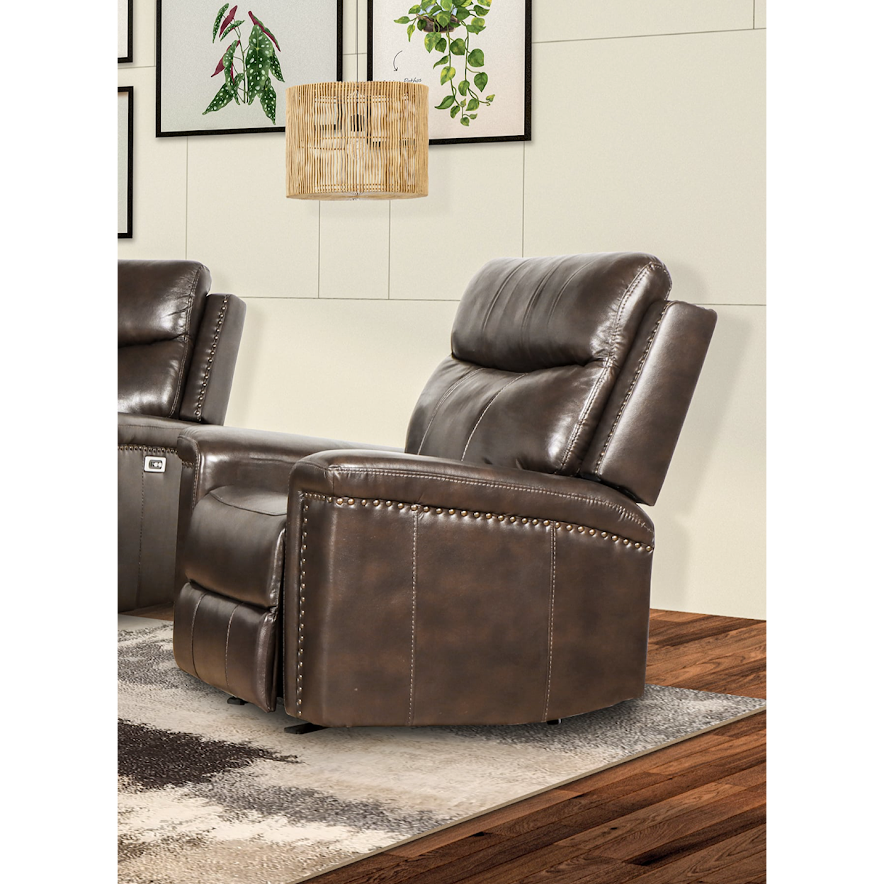 New Classic Quade Leather Power Recliner