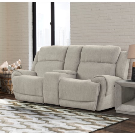 Power Reclining Console Loveseat