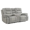 Intercon Cody Dual-Power Loveseat w/Console