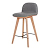 Moe's Home Collection Napoli Napoli Counter Stool Grey