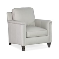 Transitional Chair with Tapered Legs