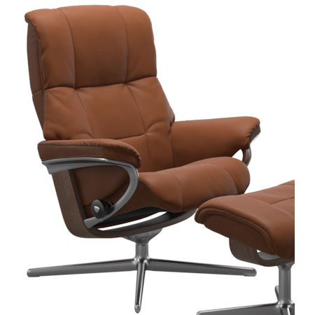 Large Recliner with Cross Base