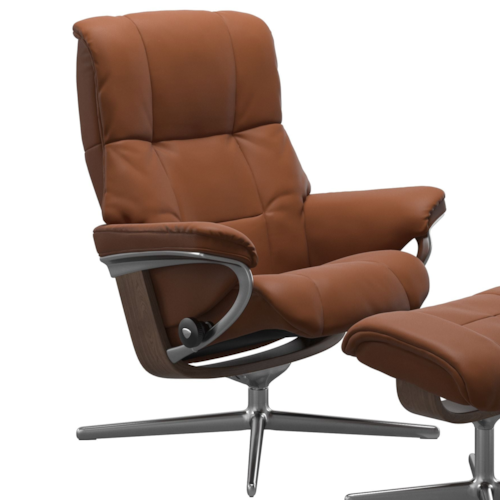 Large Recliner with Cross Base