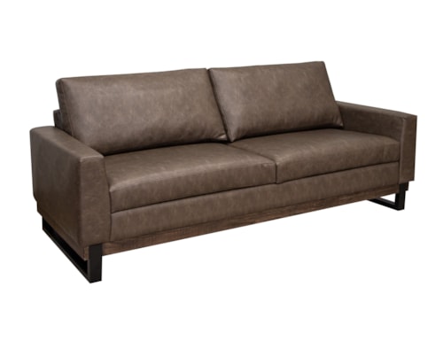 Contemporary Sofa with Track Arms