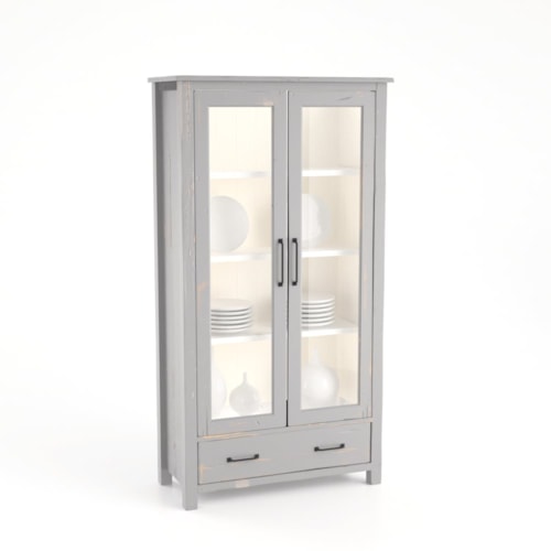 Farmhouse Customizable 2-Door Buffet with Distressed