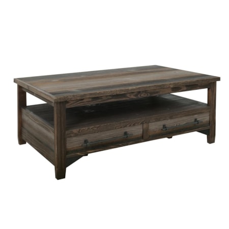 4-Drawer Cocktail Table
