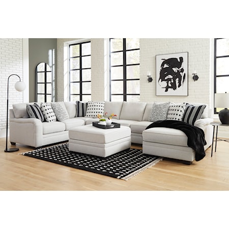 5-Piece Sectional with Chaise