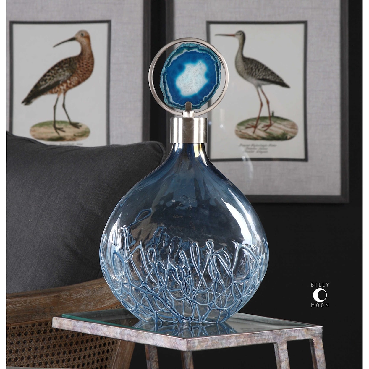 Uttermost Accessories - Vases and Urns Rae Sky Blue Vase